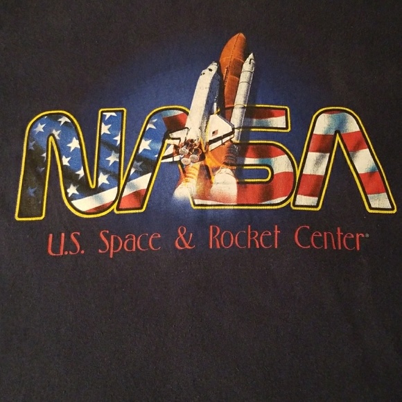 Hanes Other - VINTAGE NASA U.S. Space & Rocket T-shirt- SIZE MED